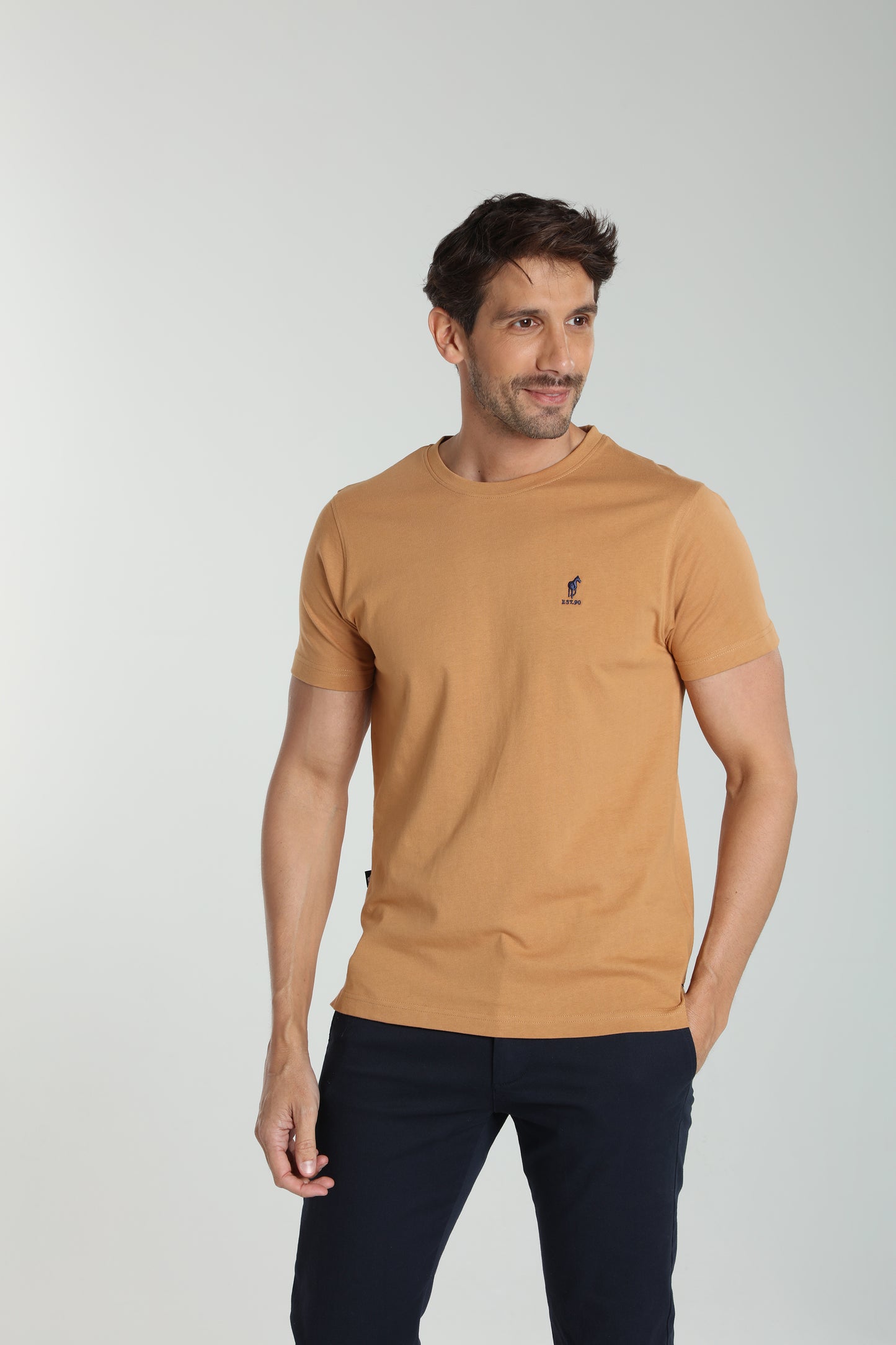 T-shirt manches courtes TWEN tabac camel
