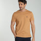 T-shirt manches courtes TWEN tabac camel