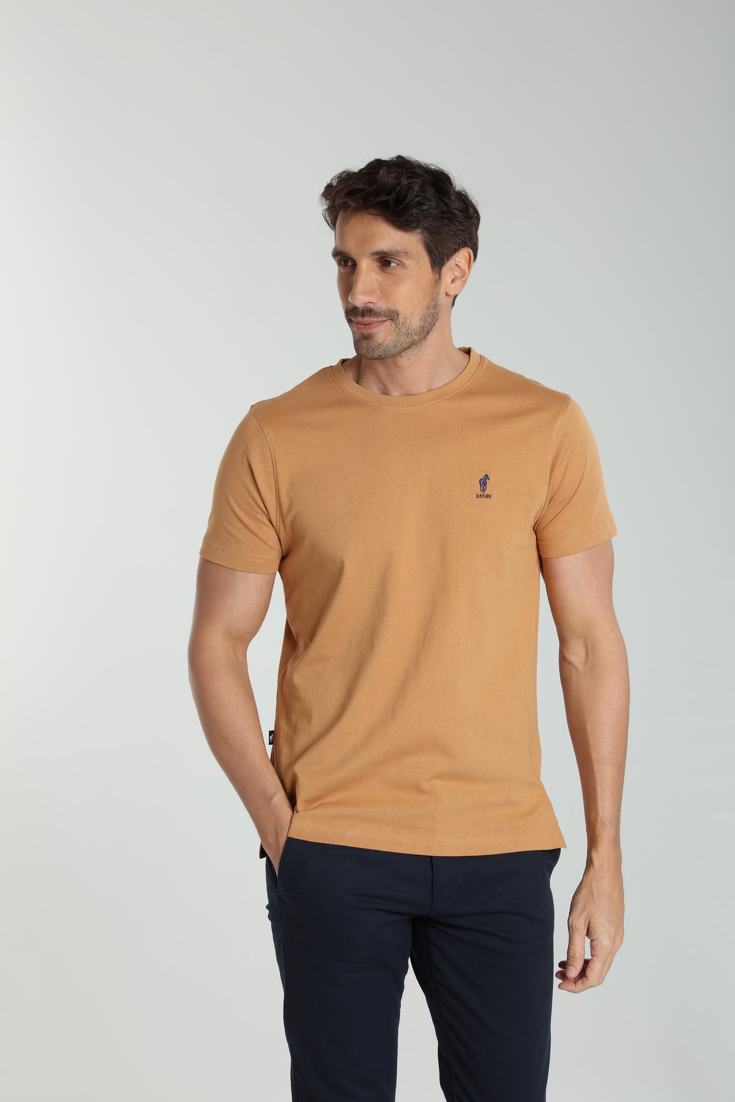 T-shirt manches courtes TWEN tabac camel