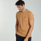 T-shirt manches courtes TWEN tabac camel