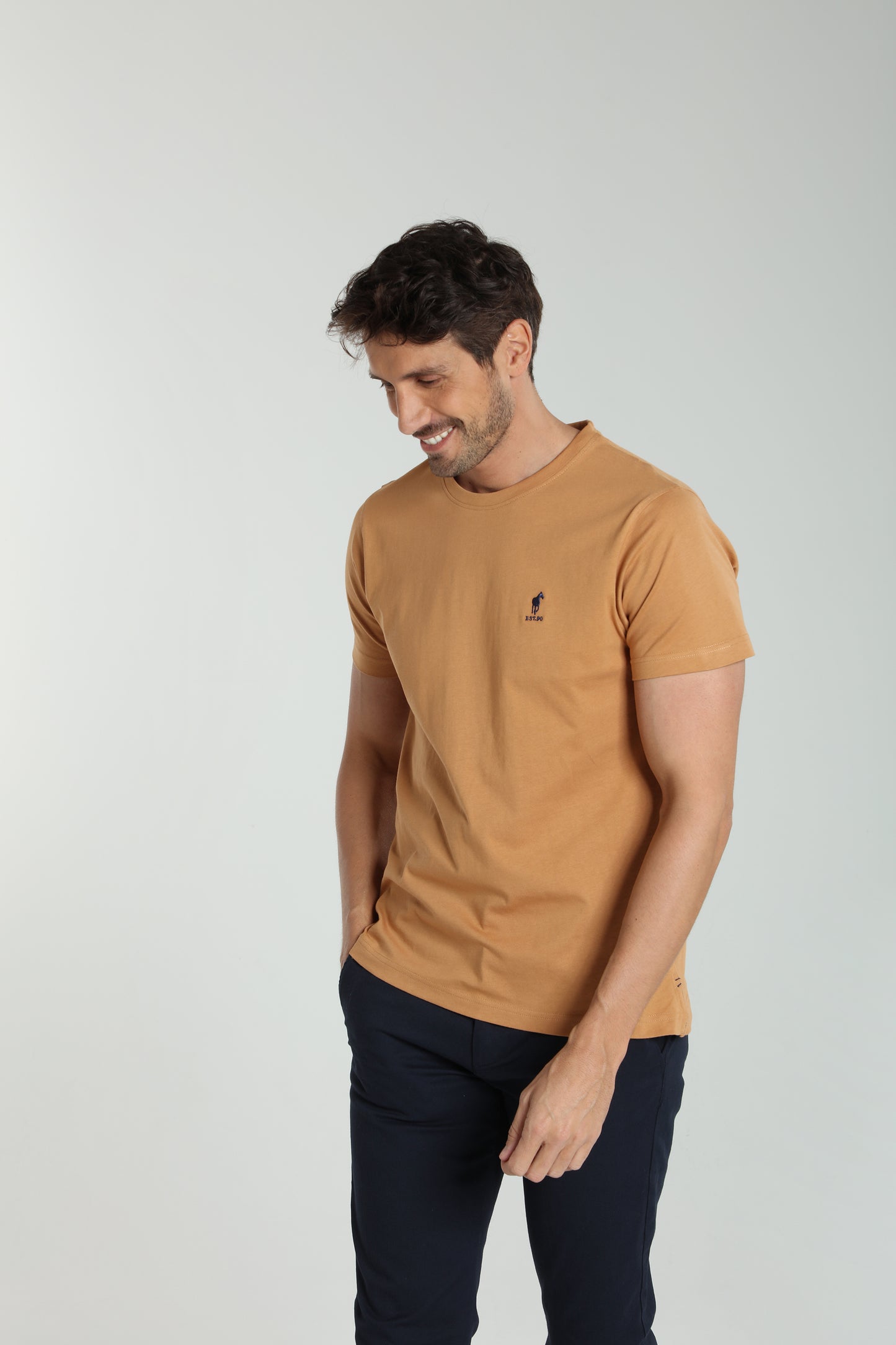 T-shirt manches courtes TWEN tabac camel