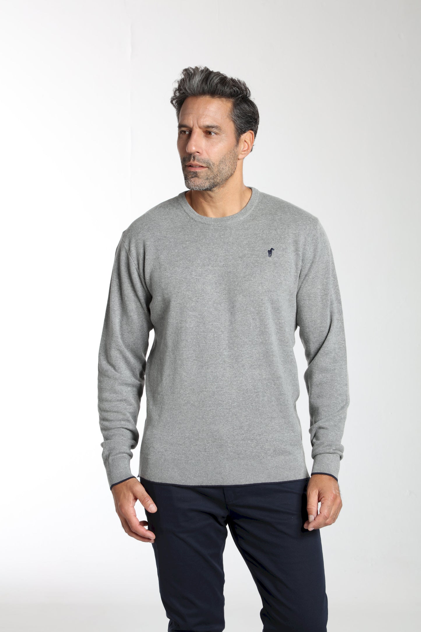 Pull MILANO POLO gris