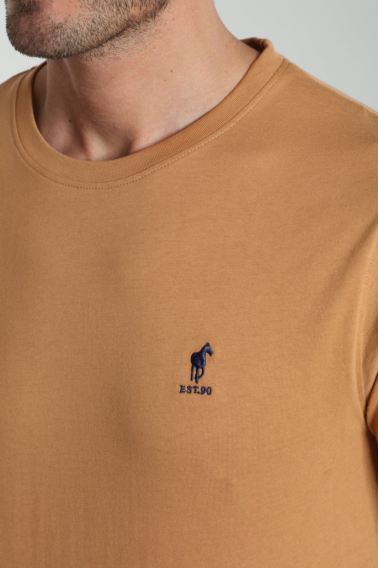 T-shirt manches courtes TWEN tabac camel