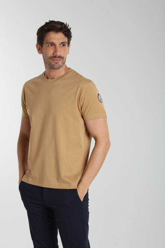 T-shirt manches courtes VINTAGE camel