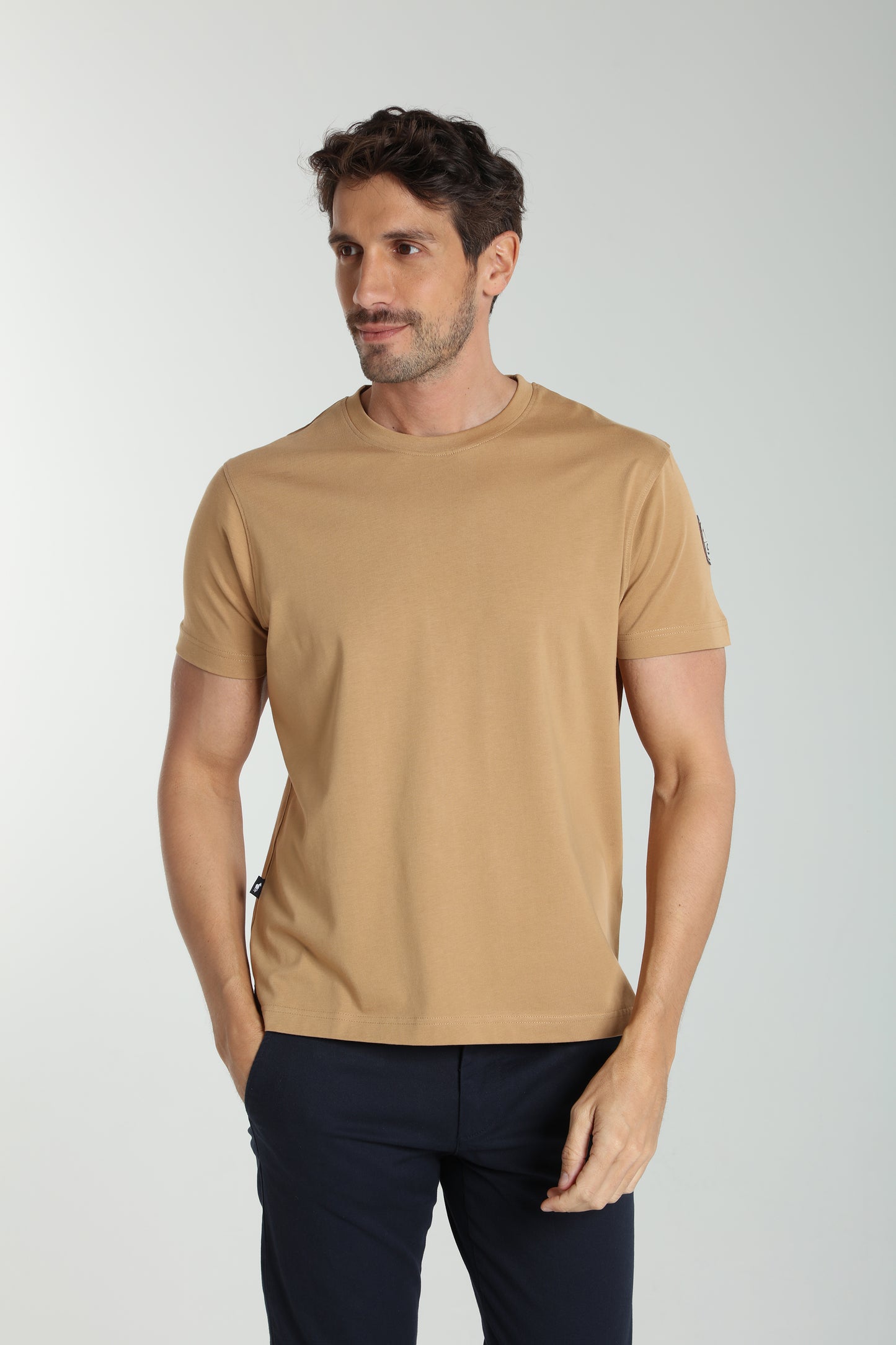 T-shirt manches courtes VINTAGE camel