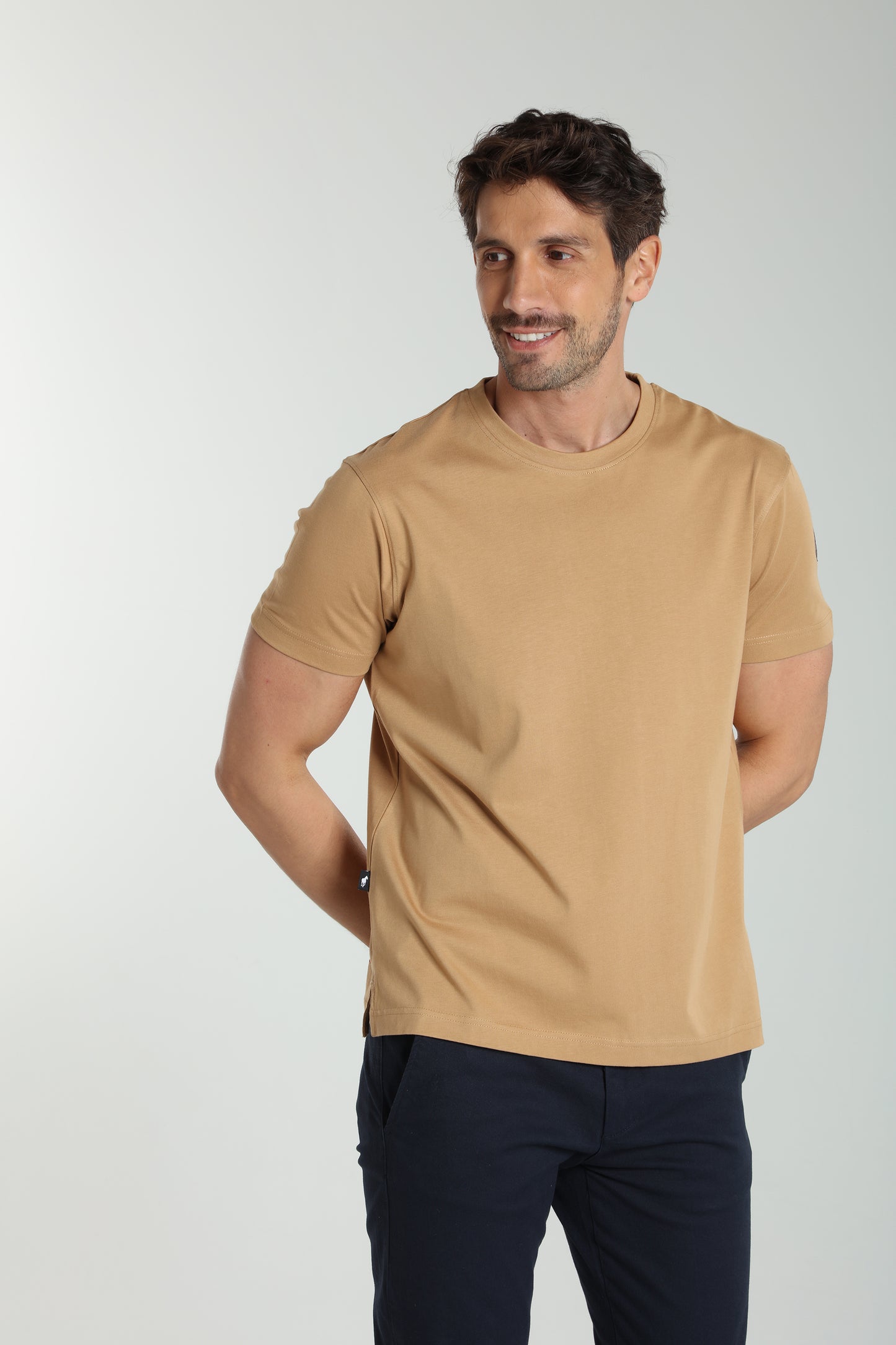T-shirt manches courtes VINTAGE camel