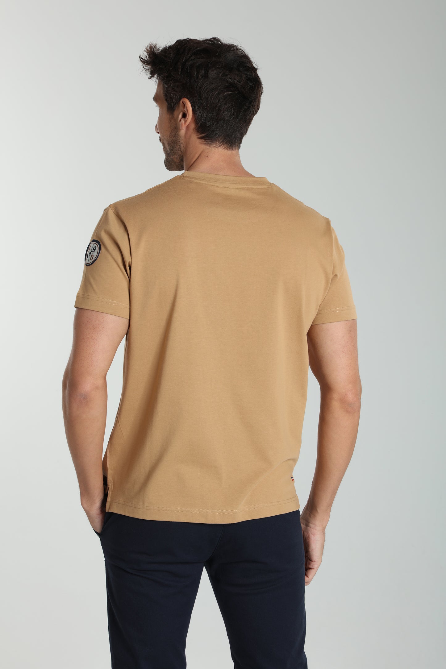 T-shirt manches courtes VINTAGE camel