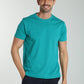 T-shirt manches courtes VINTAGE bleu canard