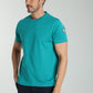 T-shirt manches courtes VINTAGE bleu canard