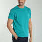 T-shirt manches courtes VINTAGE bleu canard