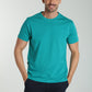 T-shirt manches courtes VINTAGE bleu canard