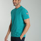 T-shirt manches courtes VINTAGE bleu canard