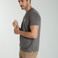 T-shirt manches courtes HORSE EST.90 granite