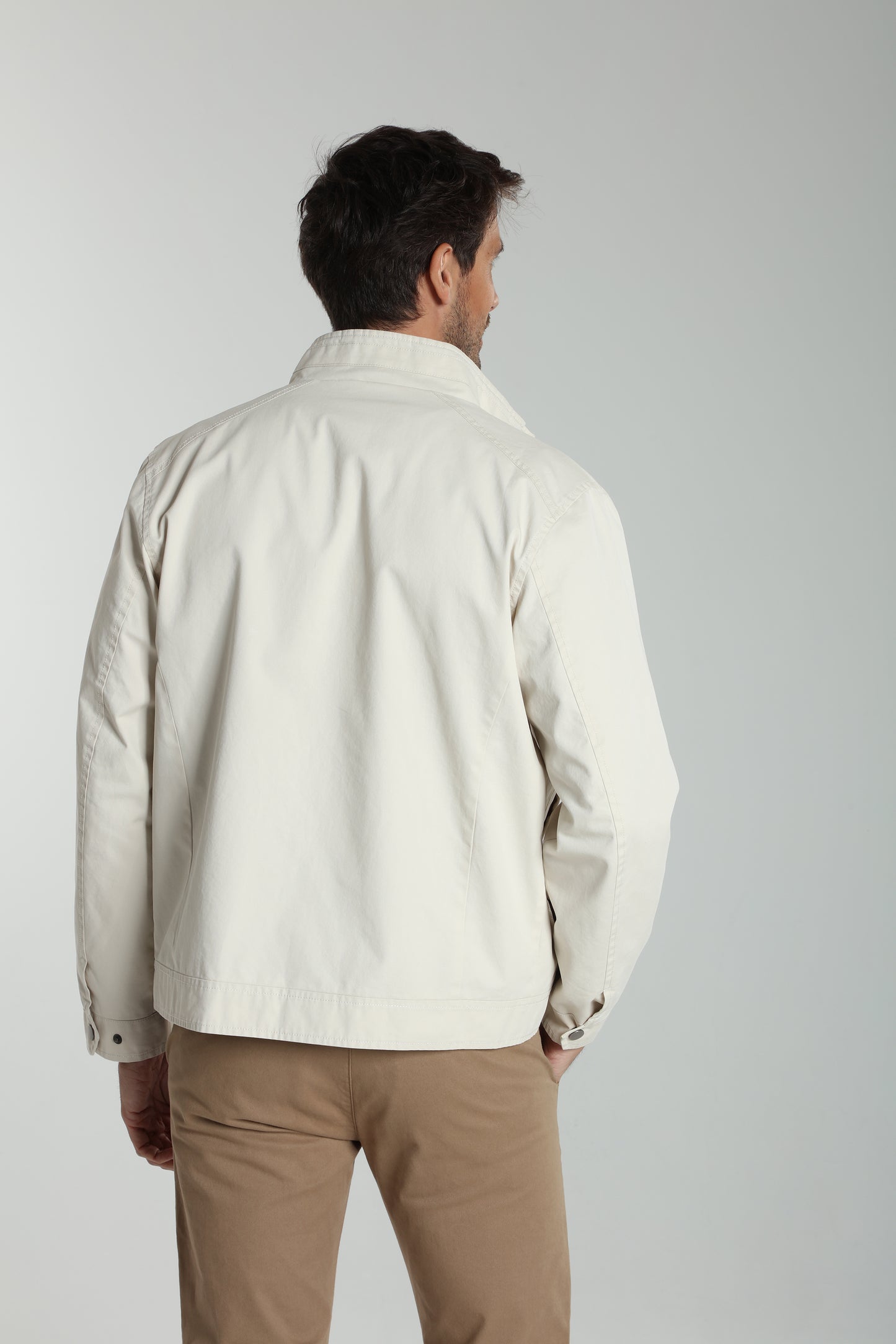 Blouson zippé BOWL beige