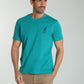T-shirt manches courtes HORSE EST.90 bleu canard ( vert )