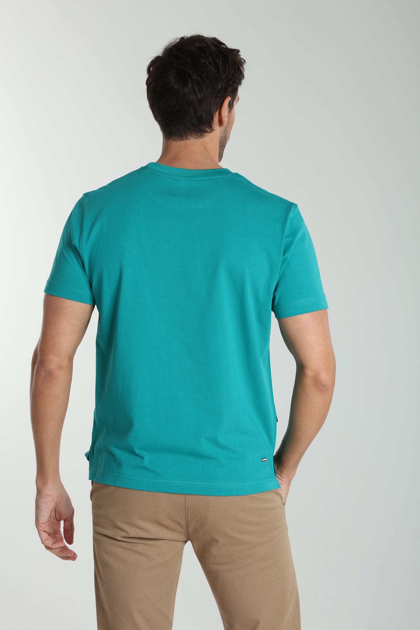 T-shirt manches courtes HORSE EST.90 bleu canard ( vert )