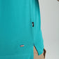 T-shirt manches courtes HORSE EST.90 bleu canard ( vert )