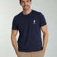 T-shirt manches courtes HORSE EST.90 marine