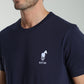 T-shirt manches courtes HORSE EST.90 marine