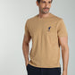 T-shirt manches courtes HORSE EST.90 camel