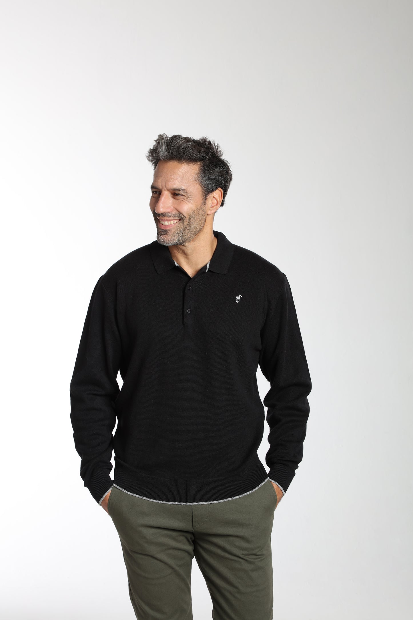 Pull MILANO POLO noir