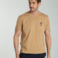 T-shirt manches courtes HORSE EST.90 camel