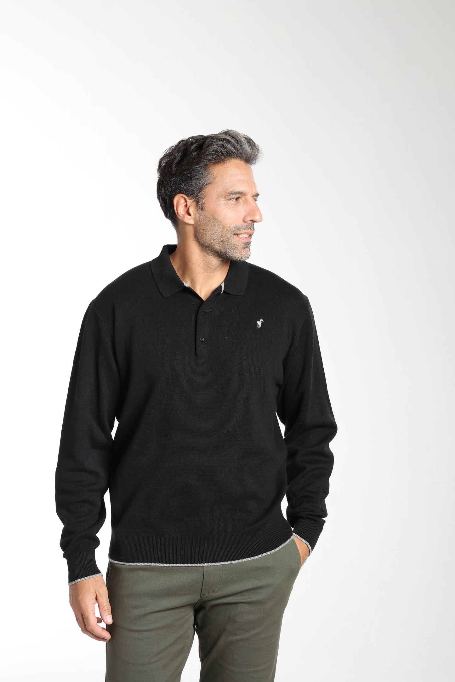 Pull MILANO POLO noir