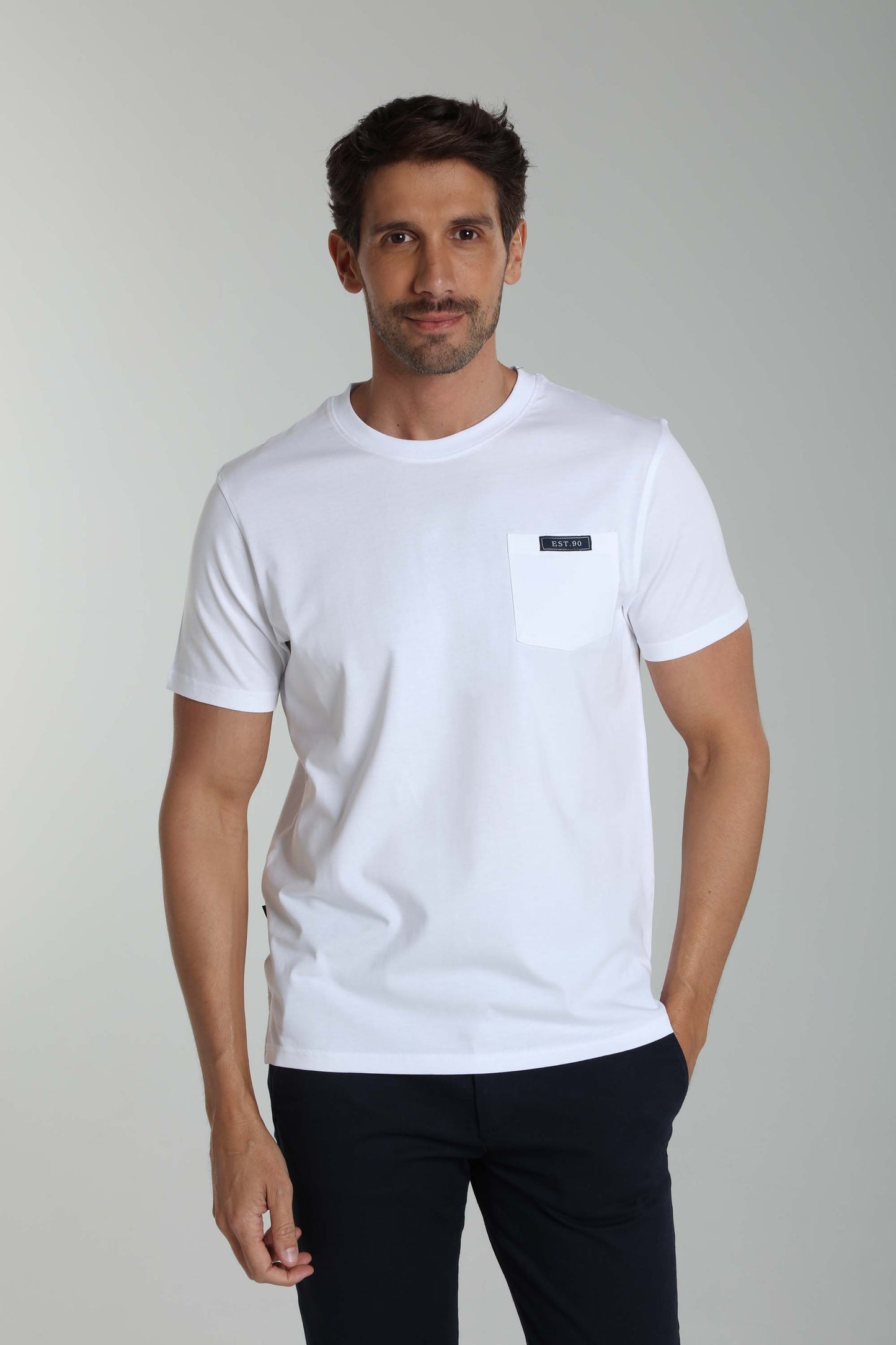 T-shirt manches courtes POCK blanc