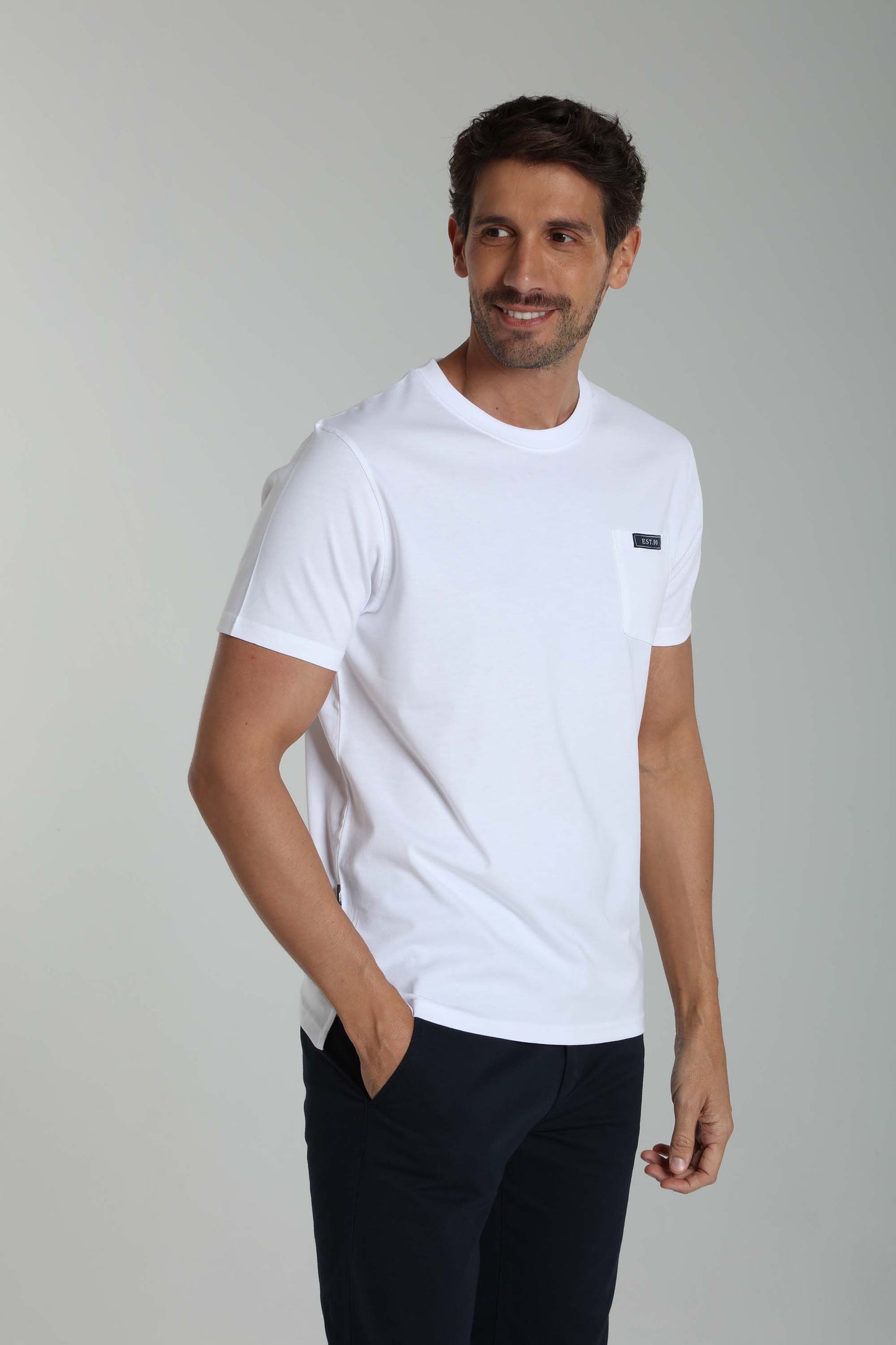 T-shirt manches courtes POCK blanc