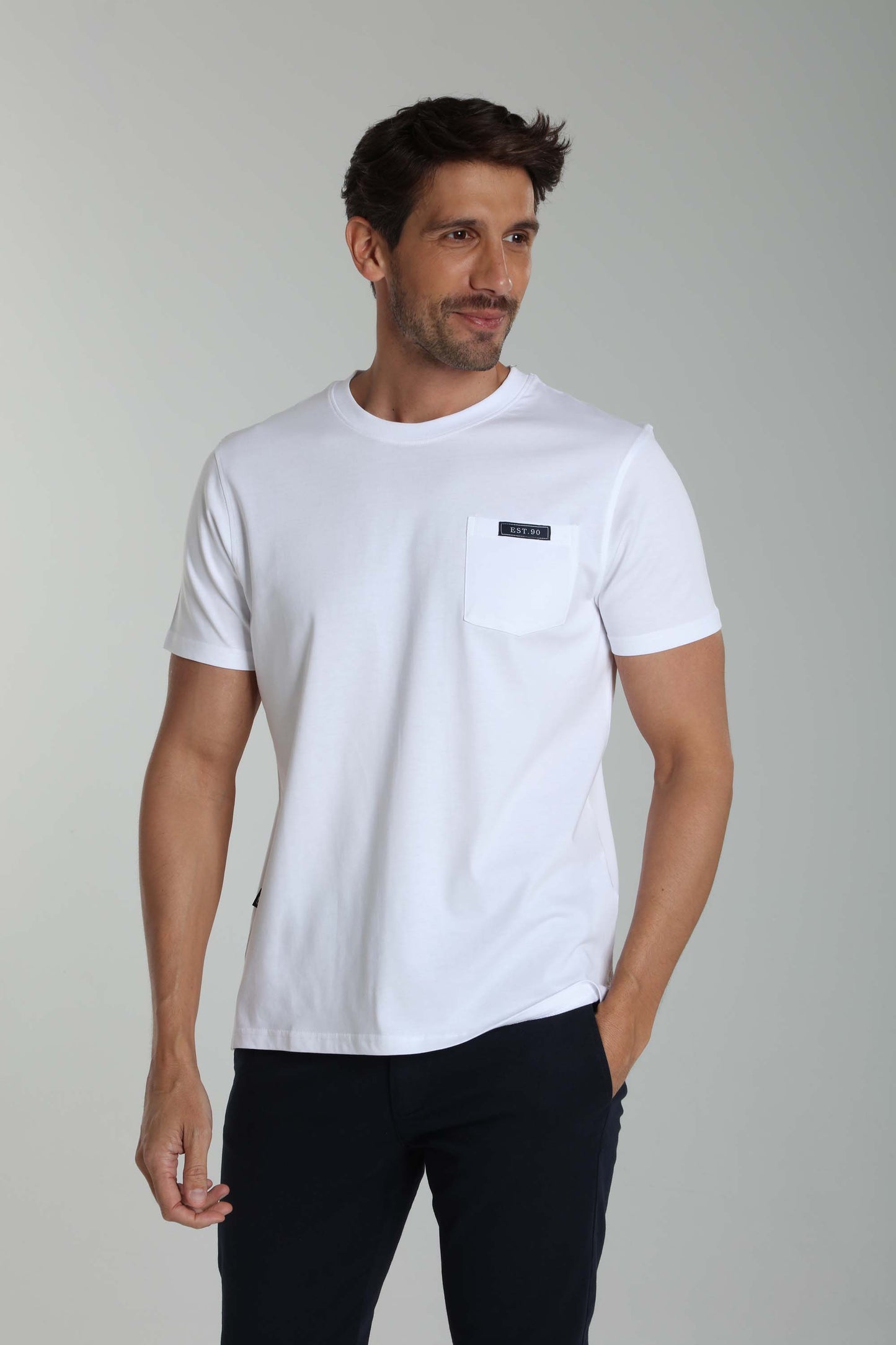 T-shirt manches courtes POCK blanc