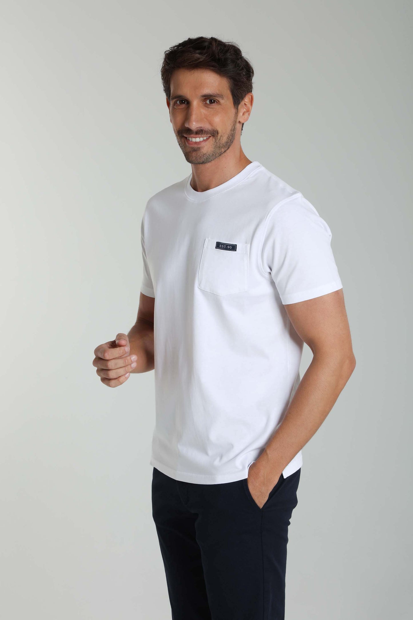 T-shirt manches courtes POCK blanc