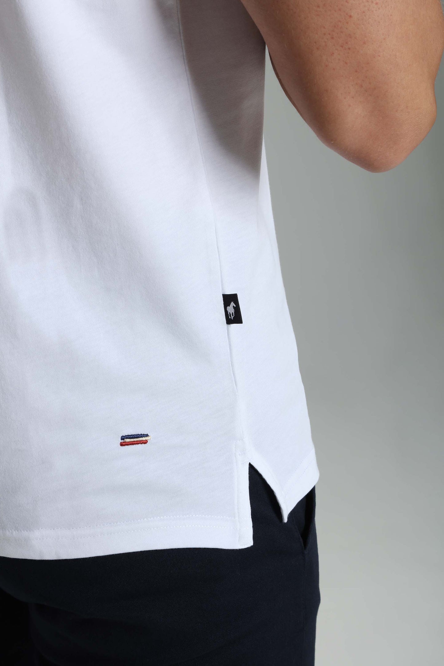 T-shirt manches courtes POCK blanc