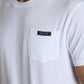 T-shirt manches courtes POCK blanc