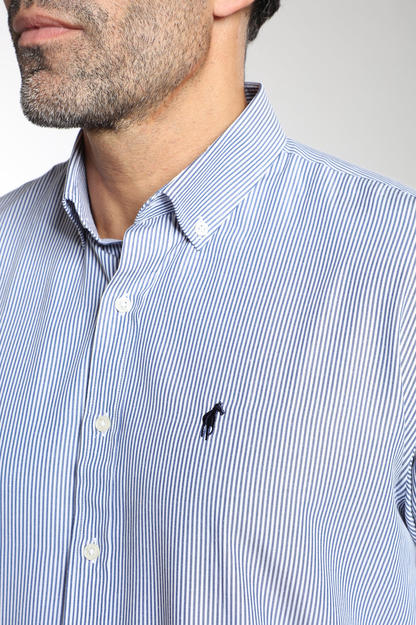 Chemise CURE bleu rayé