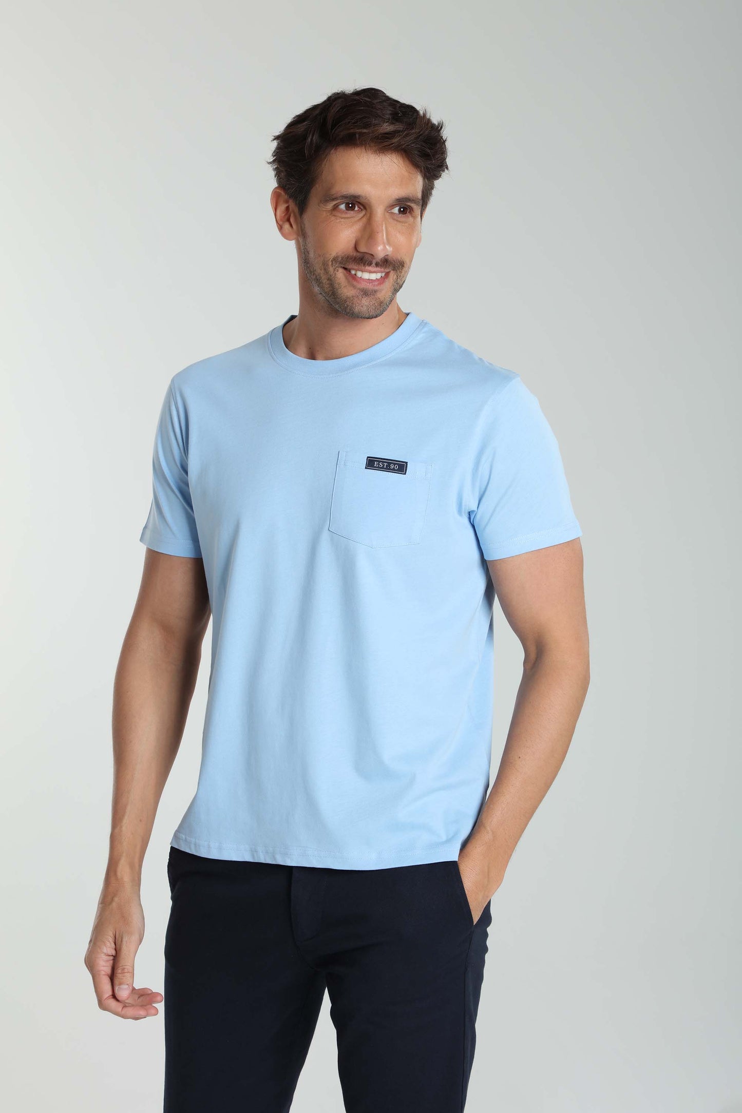 T-shirt manches courtes POCK bleu