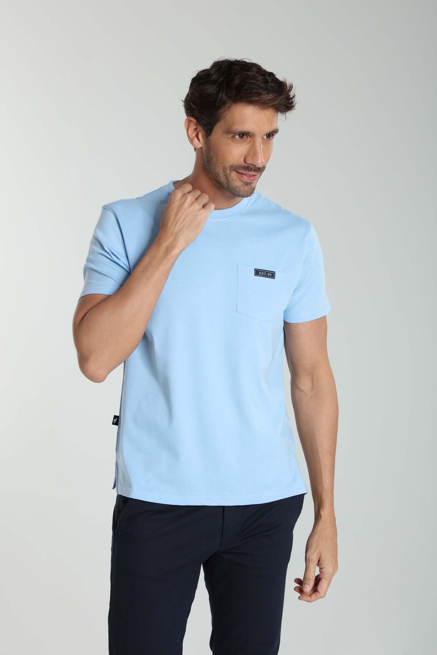 T-shirt manches courtes POCK bleu