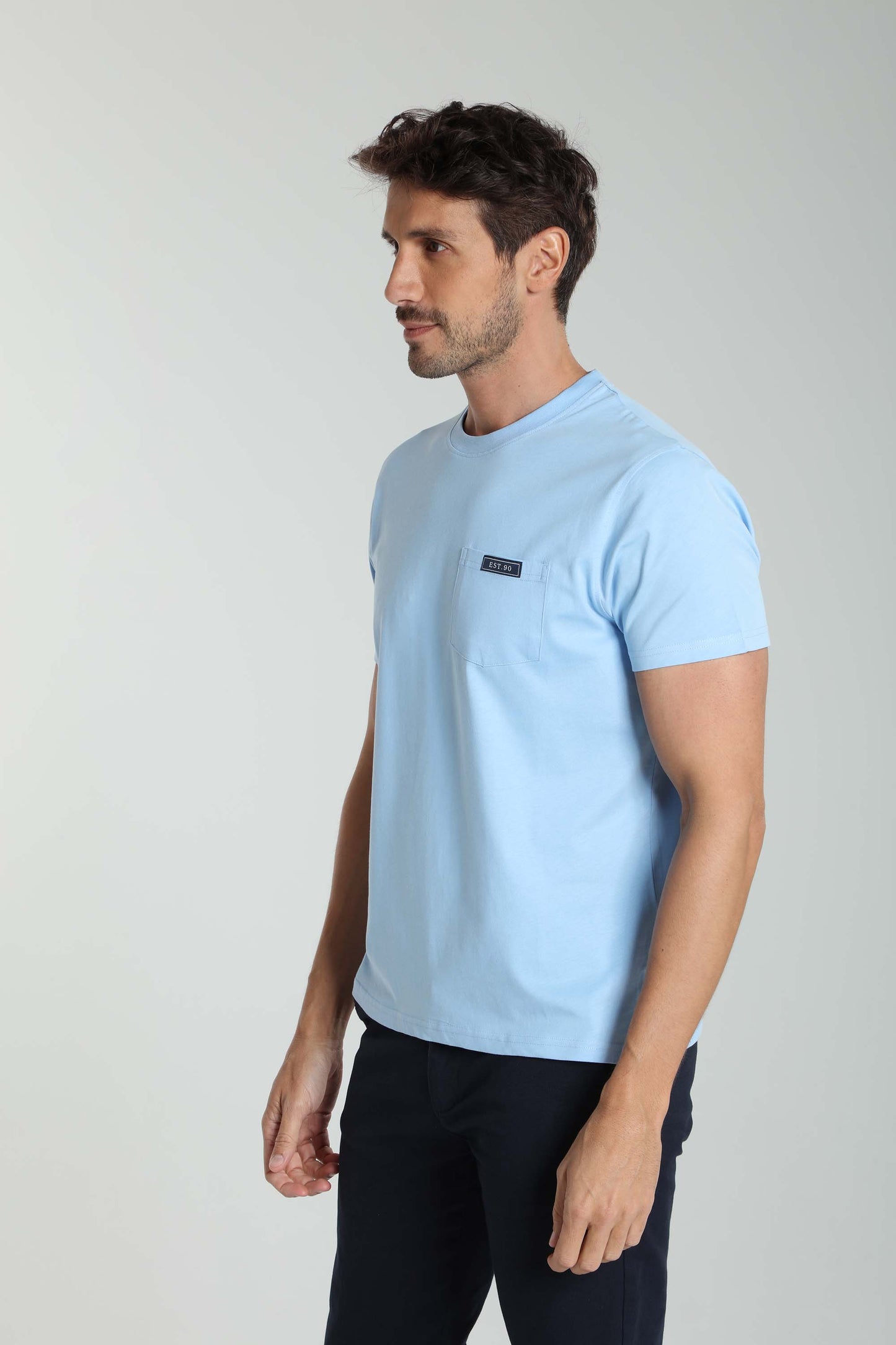 T-shirt manches courtes POCK bleu