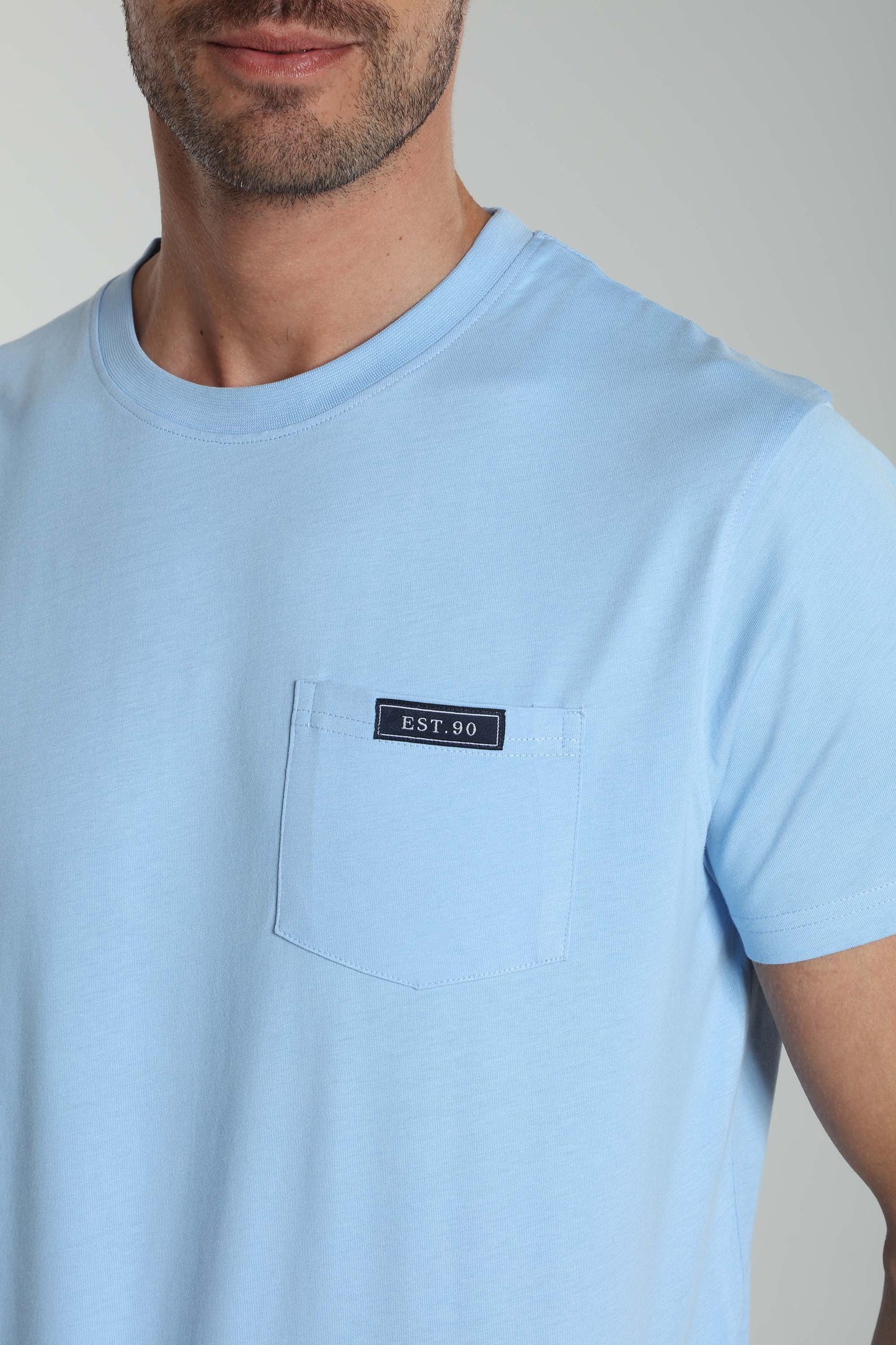 T-shirt manches courtes POCK bleu