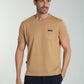 T-shirt manches courtes POCK camel