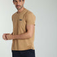 T-shirt manches courtes POCK camel