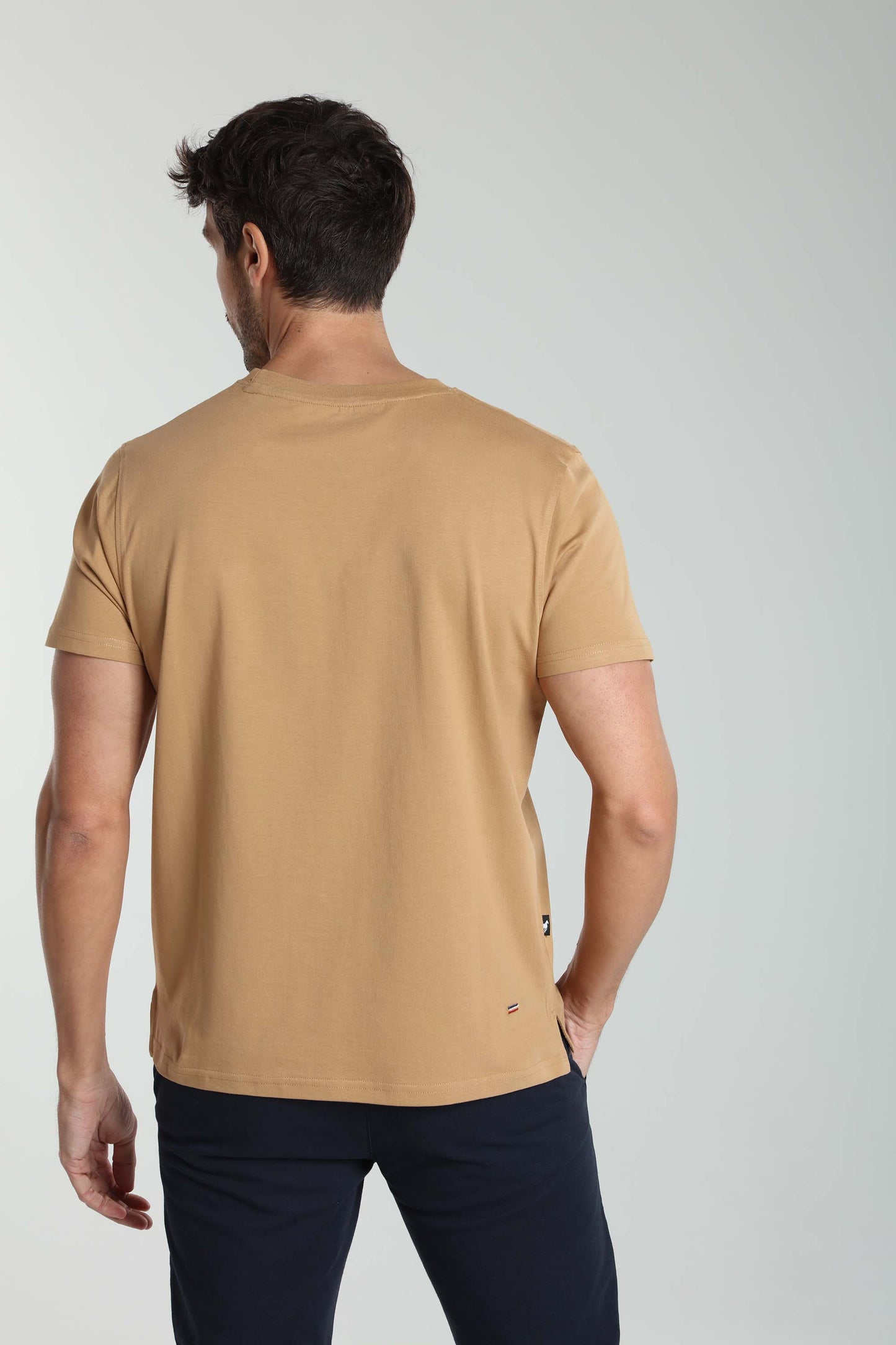 T-shirt manches courtes POCK camel