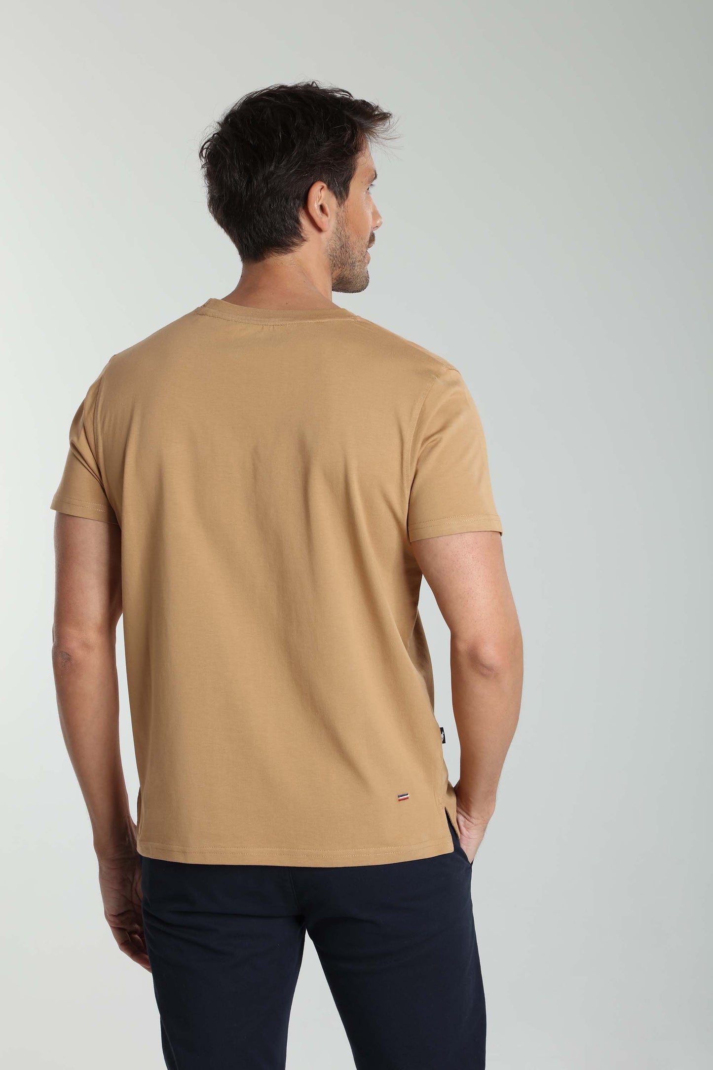 T-shirt manches courtes POCK camel