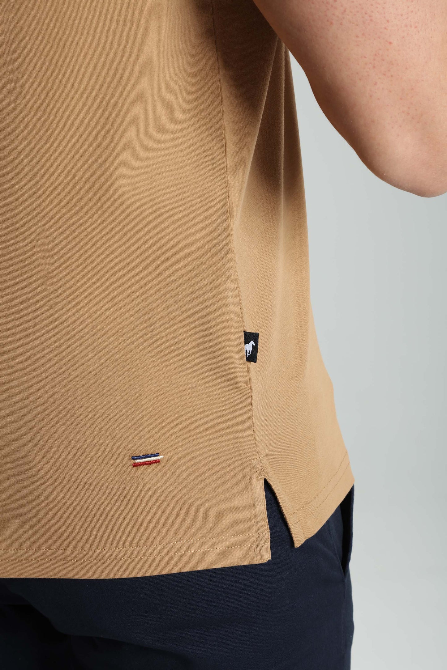 T-shirt manches courtes POCK camel