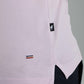 T-shirt manches courtes POCK lilas blanc