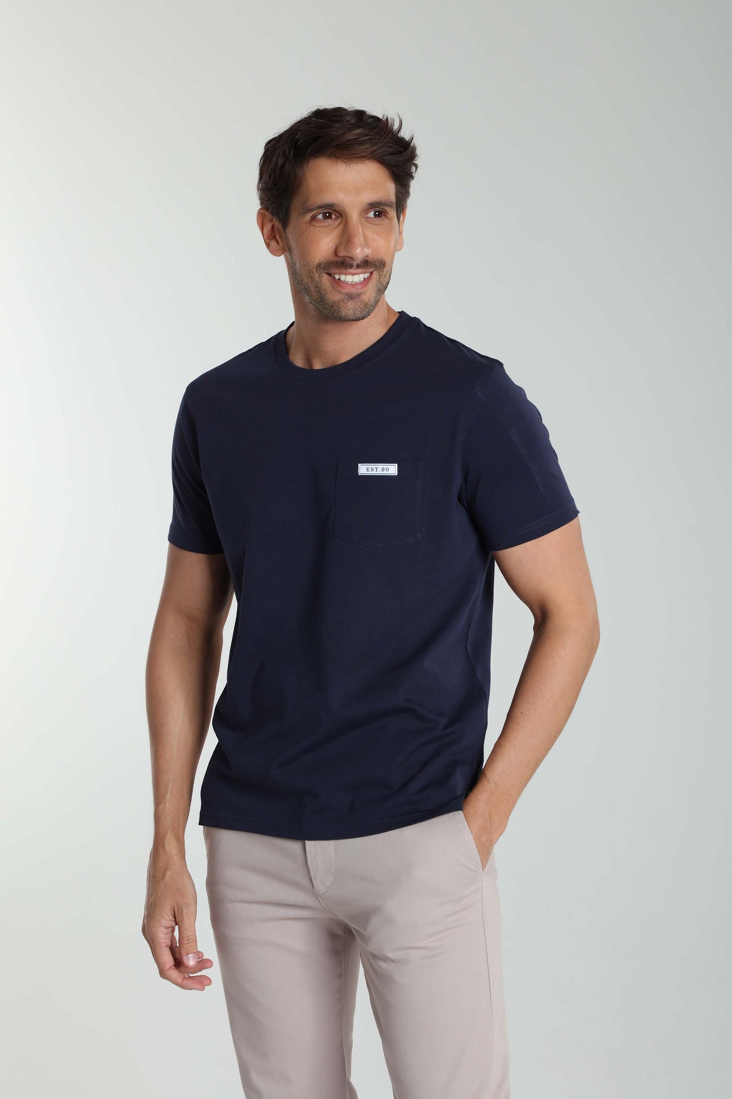 T-shirt manches courtes POCK marine
