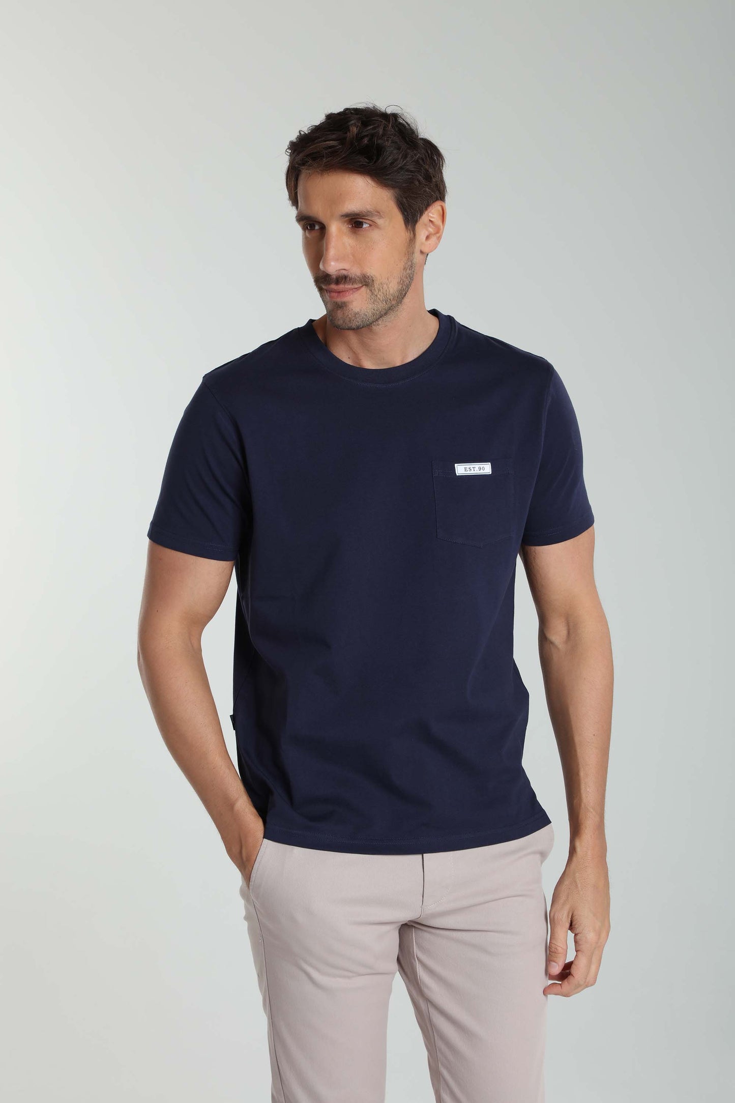 T-shirt manches courtes POCK marine