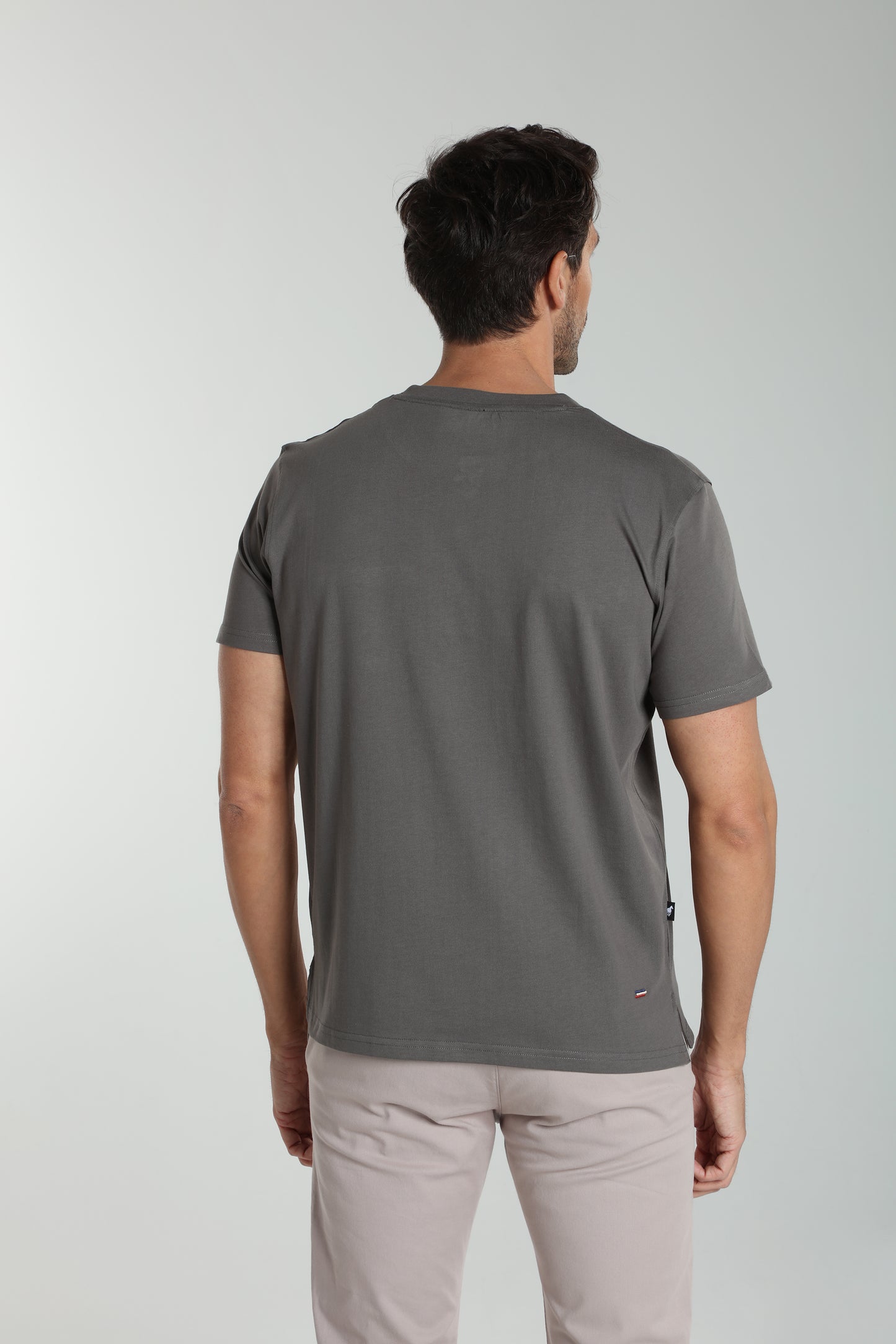 T-shirt manches courtes HENLEY granite