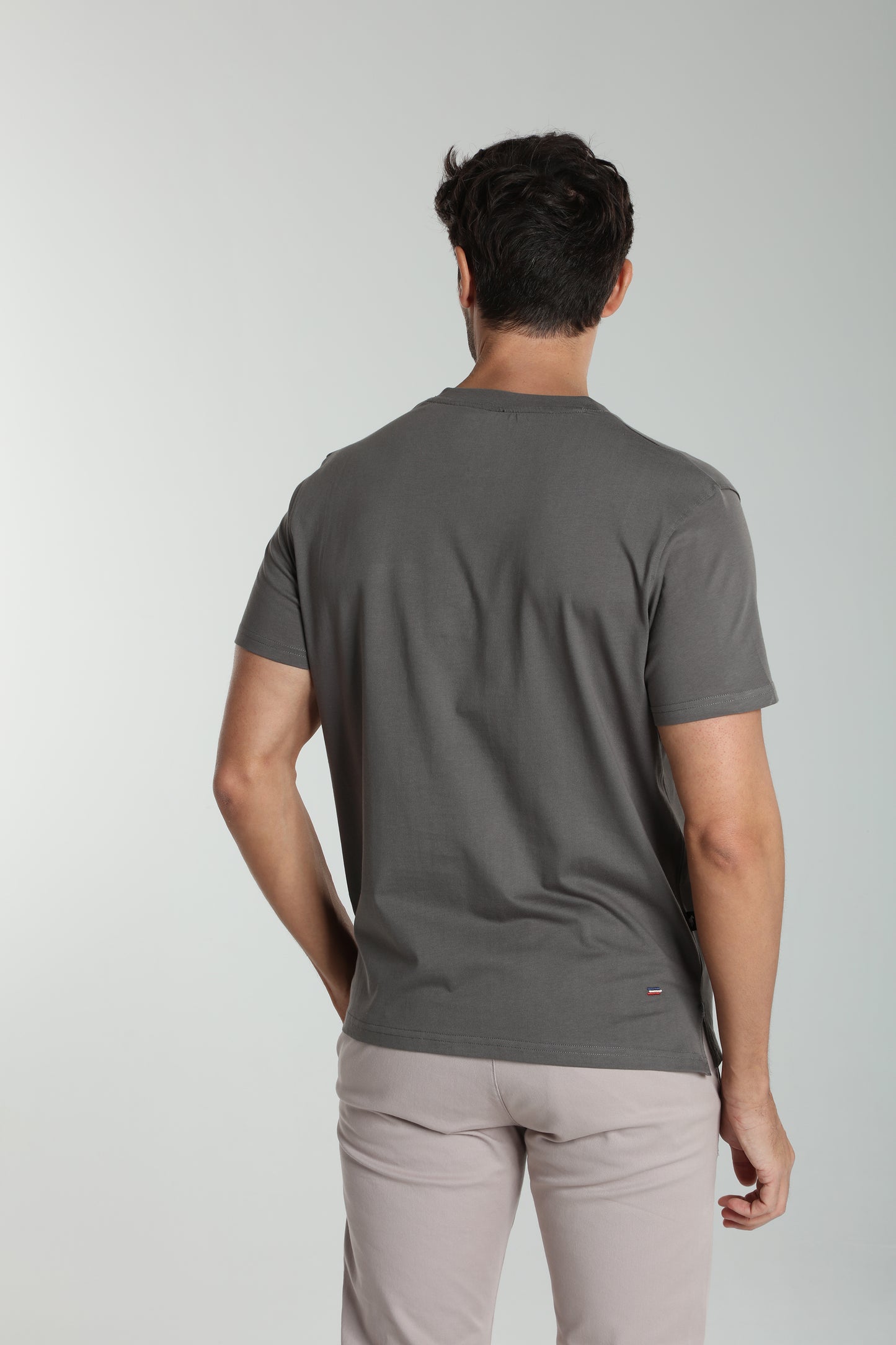 T-shirt manches courtes HENLEY granite