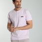 T-shirt manches courtes HENLEY lilas