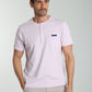 T-shirt manches courtes HENLEY lilas